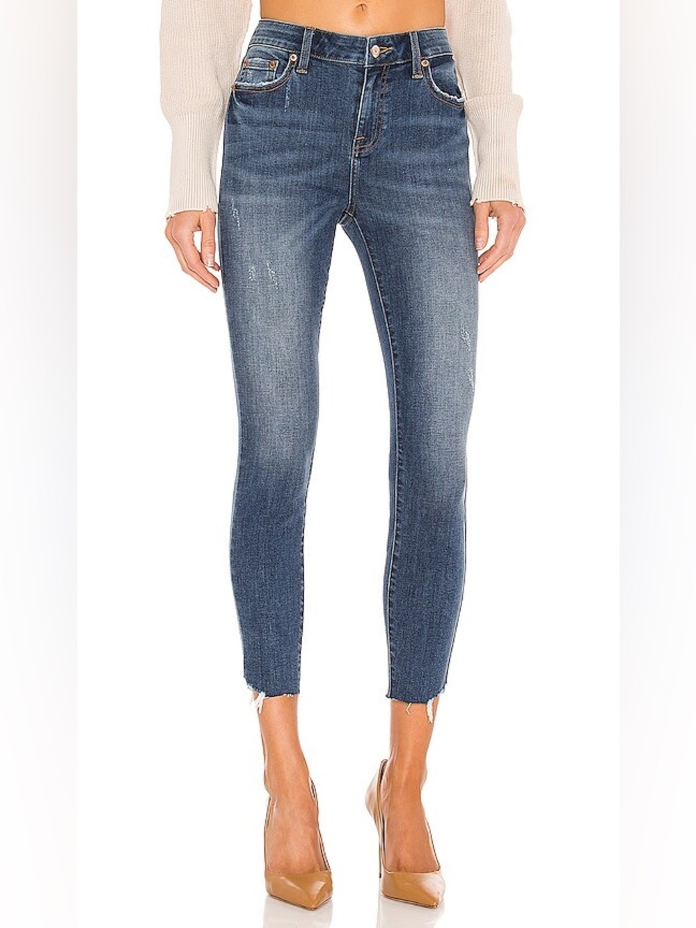 PISTOLA Audrey Crop Mid Rise Skinny size 27
